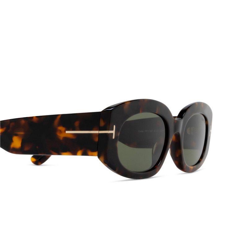 Lunettes de soleil Tom Ford CIELLE 52N dark havana - 3/4