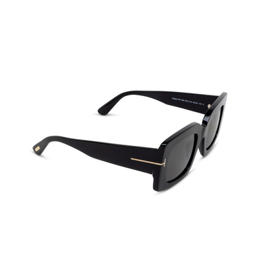 Tom Ford FT1188 Sunglasses 01A shiny black - three-quarters view