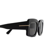 Lunettes de soleil Tom Ford FT1188 01A shiny black - Vignette du produit 3/4