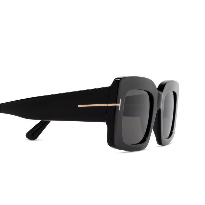 Lunettes de soleil Tom Ford FT1188 01A shiny black - 3/4