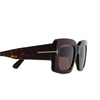 Lunettes de soleil Tom Ford FT1188 52E dark havana - Vignette du produit 3/4