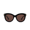 Tom Ford ODETTE Sunglasses 01E shiny black - product thumbnail 1/4