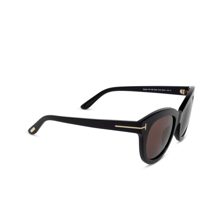 Tom Ford ODETTE Sunglasses 01E shiny black - 2/4