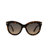 Tom Ford FT1189 Sunglasses 52F dark havana - product thumbnail 1/4