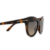 Tom Ford ODETTE Sunglasses 52F dark havana - product thumbnail 3/4