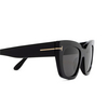 Tom Ford ATHENA Sunglasses 01A shiny black - product thumbnail 3/4