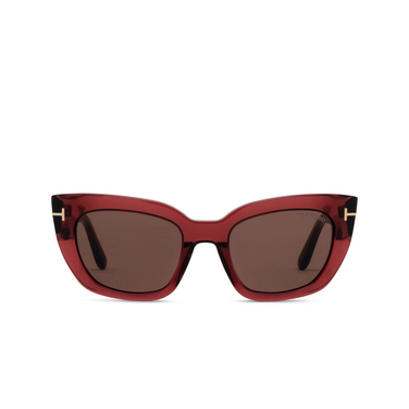 Occhiali da sole Tom Ford ATHENA 69E shiny bordeaux - frontale
