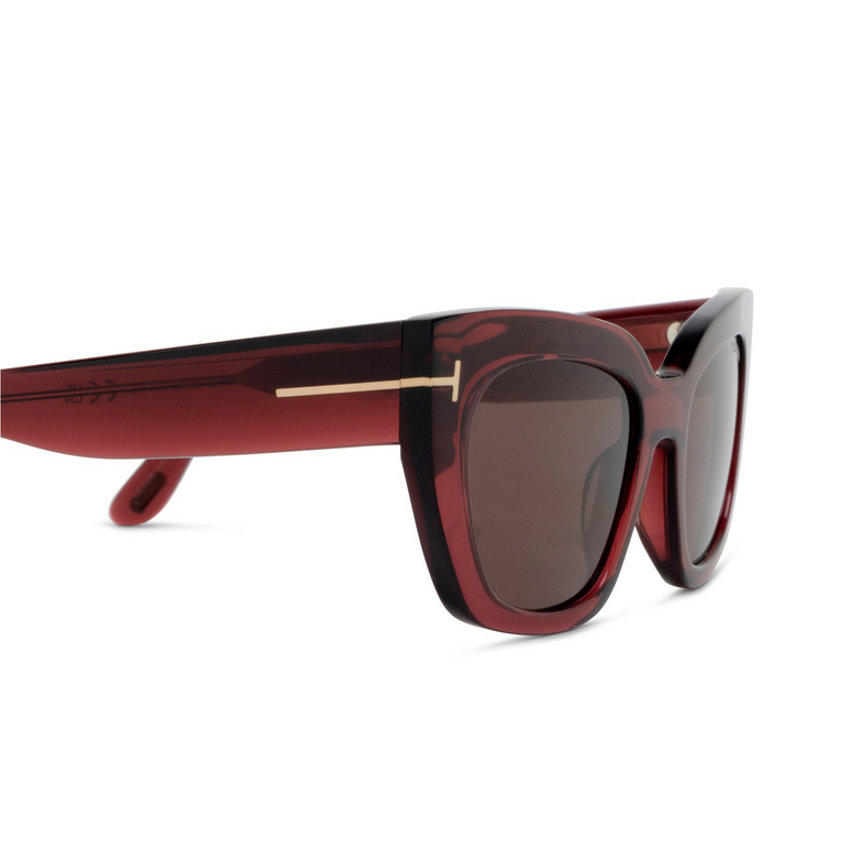 Occhiali da sole Tom Ford ATHENA 69E shiny bordeaux - 3/4