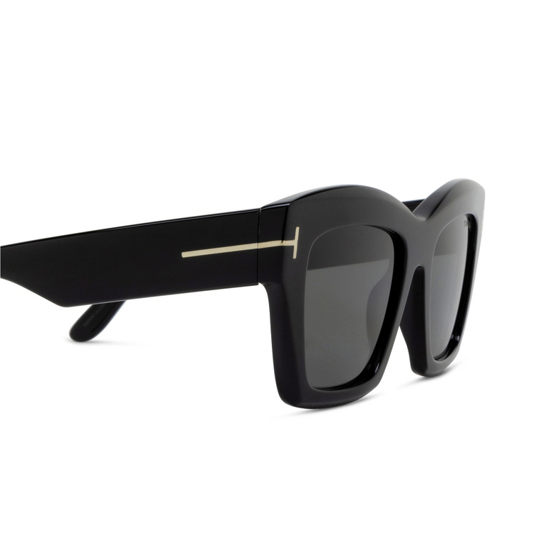 Tom Ford FT1191 Sunglasses 01D shiny black - 3/4