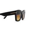 Lunettes de soleil Tom Ford FT1191 01F shiny black - Vignette du produit 3/4