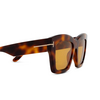 Tom Ford LUNA Sunglasses 53E blonde havana - product thumbnail 3/4