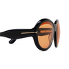 Tom Ford FT1193 Sunglasses 01E shiny black - product thumbnail 3/4