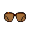 Tom Ford ANGELLICA Sunglasses 52E dark havana - product thumbnail 1/4