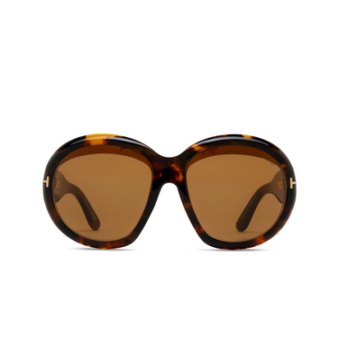 Tom Ford ANGELLICA Sunglasses 52E dark havana - front view