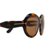 Tom Ford FT1193 Sunglasses 52E dark havana - product thumbnail 3/4