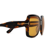 Lunettes de soleil Tom Ford AURORA 52E dark havana - Vignette du produit 3/4