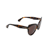 Tom Ford FT1196 Sunglasses 52E dark havana - product thumbnail 2/4