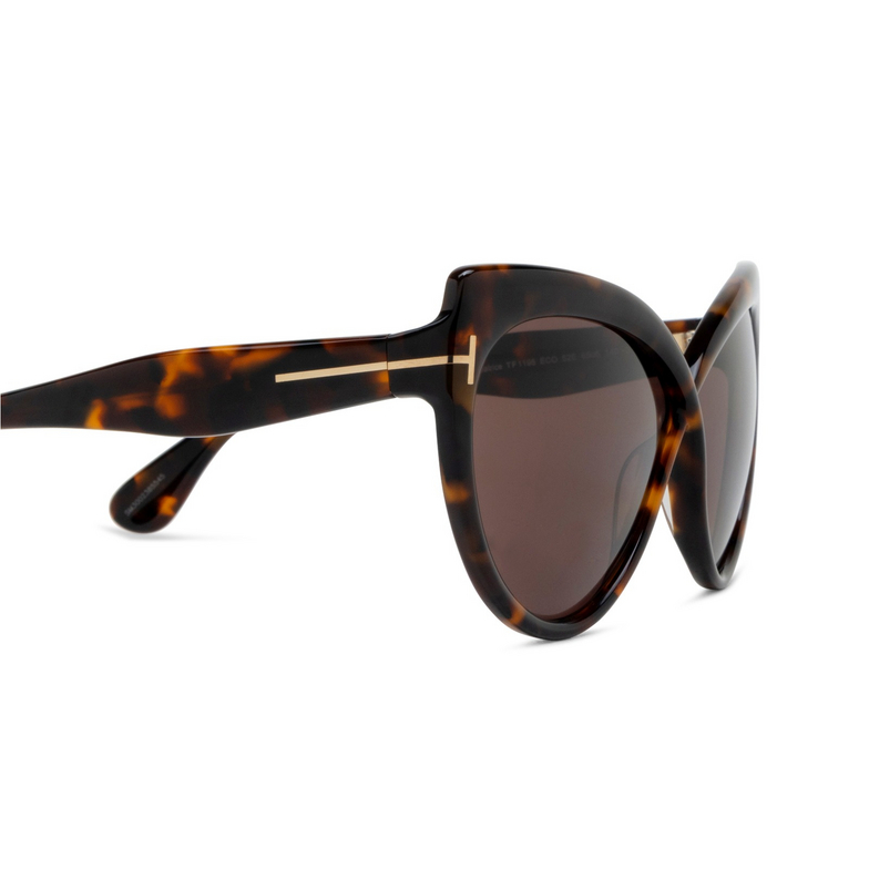 Tom Ford FT1196 Sunglasses 52E dark havana - 3/4