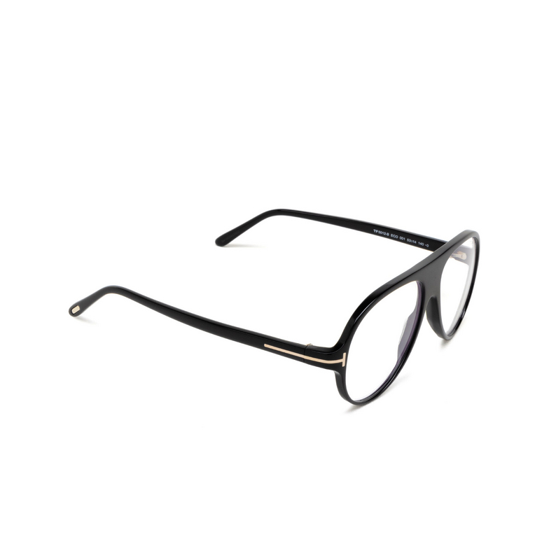 Tom Ford FT5012-B Eyeglasses 001 shiny black - 2/4