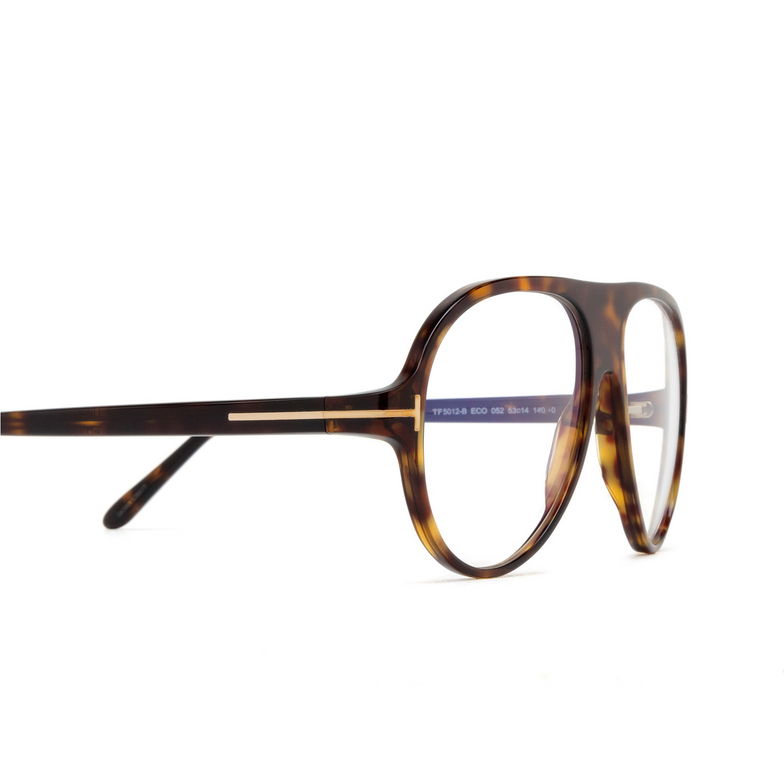Tom Ford FT5012-B Eyeglasses 052 dark havana - 3/4