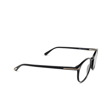 Lunettes de vue Tom Ford FT5294 001 shiny black - Vue trois quarts