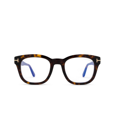 Lunettes de vue Tom Ford FT5542-B 052 dark havana - Vue de face