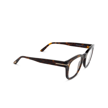 Occhiali da vista Tom Ford FT5542-B 052 dark havana - tre quarti