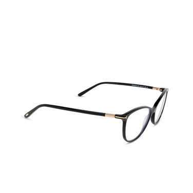 Tom Ford FT5616-B Eyeglasses 001 shiny black - three-quarters view