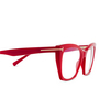 Tom Ford FT5709-B Eyeglasses 072 shiny dark pink - product thumbnail 3/4