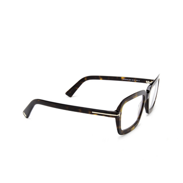 Tom Ford FT5767-B Eyeglasses 052 dark havana - three-quarters view