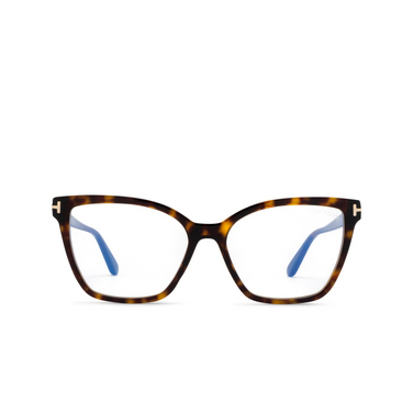 Occhiali da vista Tom Ford FT5812-B 052 dark havana - frontale