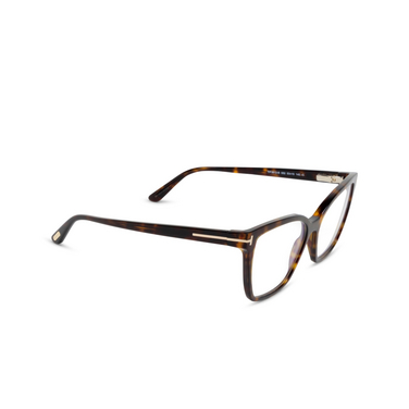 Gafas graduadas Tom Ford FT5812-B 052 dark havana - Vista tres cuartos