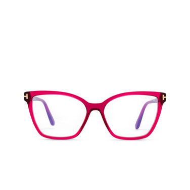 Lunettes de vue Tom Ford FT5812-B 074 fucsia - Vue de face