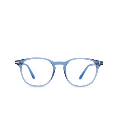 Lunettes de vue Tom Ford FT5832-B 090 shiny blue - Vue de face