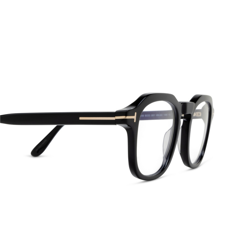 Tom Ford FT5836-B Eyeglasses 001 shiny black - 3/4