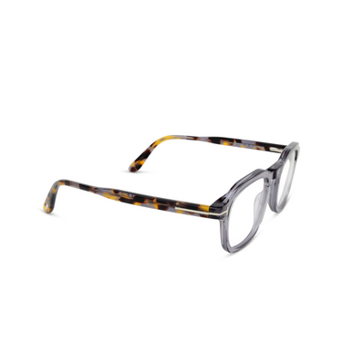 Lunettes de vue Tom Ford FT5836-B 020 shiny grey - Vue trois quarts