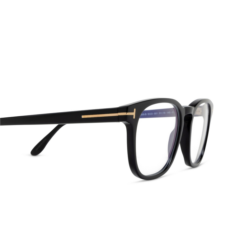 Occhiali da vista Tom Ford FT5868-B 001 shiny black - 3/4