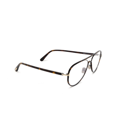 Tom Ford FT5897-B Eyeglasses 052 dark havana - three-quarters view