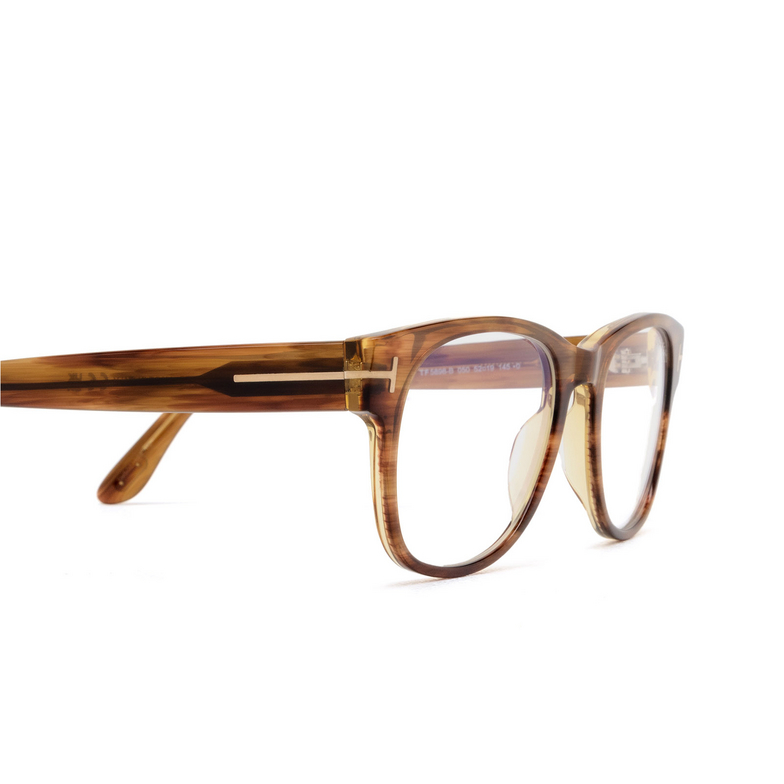 Tom Ford FT5898-B Eyeglasses 050 dark havana - 3/4