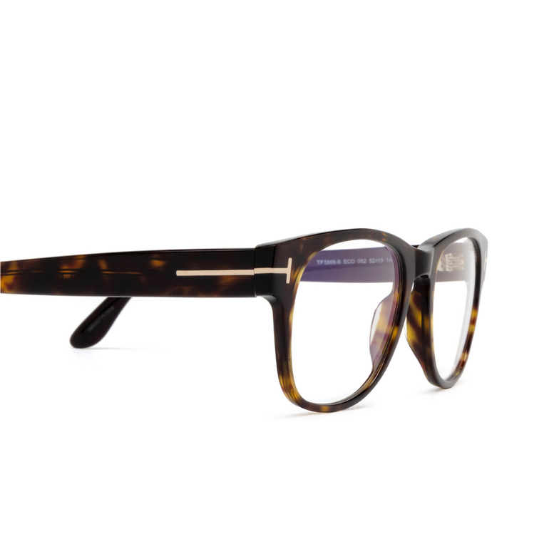 Tom Ford FT5898-B Eyeglasses 052 dark havana - 3/4