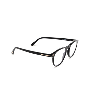 Tom Ford FT5899-B Eyeglasses 001 shiny black - three-quarters view