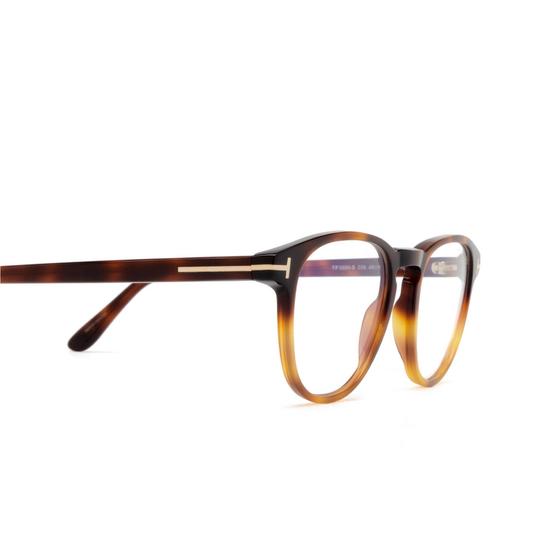Tom Ford FT5899-B Eyeglasses 056 havana - 3/4