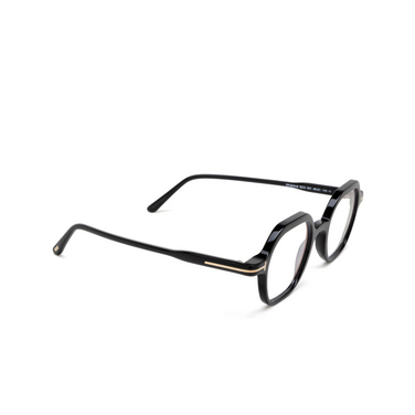 Tom Ford FT5900-B Eyeglasses 001 shiny black - three-quarters view
