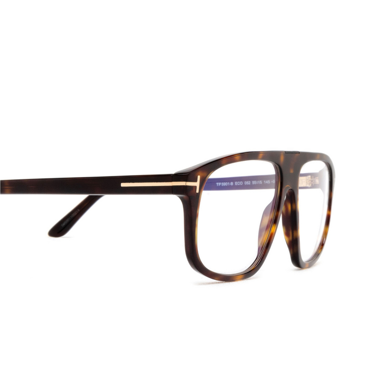 Tom Ford FT5901-B Eyeglasses 052 dark havana - 3/4