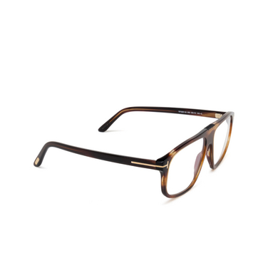 Lunettes de vue Tom Ford FT5901-B-N 050 dark brown - Vue trois quarts