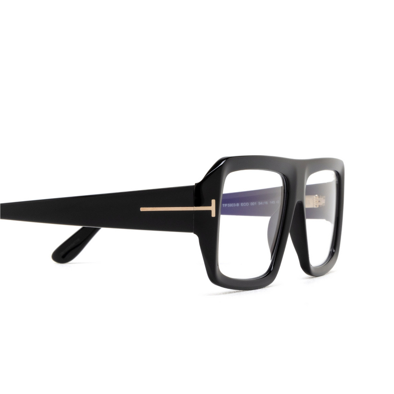 Tom Ford FT5903-B Eyeglasses 001 shiny black - 3/4