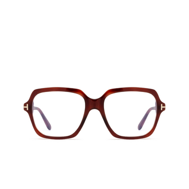 Lunettes de vue Tom Ford FT5908-B 054 red havana - Vue de face