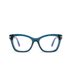 Gafas graduadas Tom Ford FT5909-B 092 shiny turquoise - Miniatura del producto 1/4