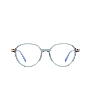 Tom Ford FT5910-B Eyeglasses 084 shiny blue - front view