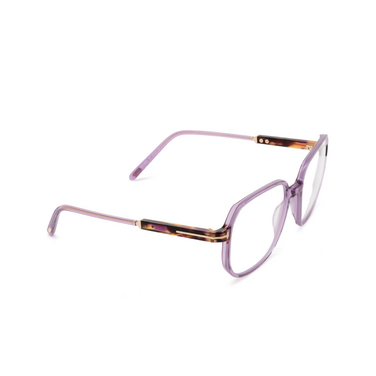 Tom Ford FT5911-B Eyeglasses 081 shiny violet - three-quarters view